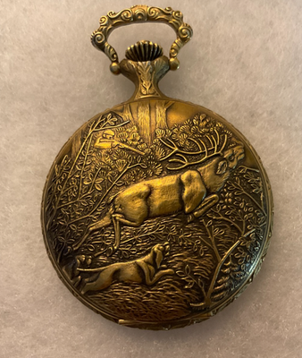 Sanford 17 Jewel Swiss Made Stag Pocket Watch with Case | eBay