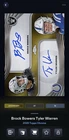 2025 Topps Chrome Brock Bowers/Tyler Warren Dual Autographs (RAW)