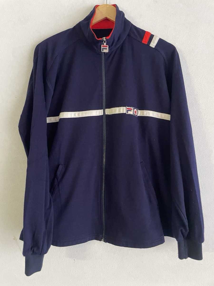 VINTAGE 80’s S TENNIS FILA BJ BORG TOP JACKET