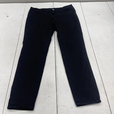 American Eagle Outfitters Jegging Jeans Womens 10 Black Dark Mid Rise Stretch