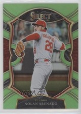 2021 Panini Select Concourse Neon Green Prizm 60/99 Nolan Arenado #54 o7m