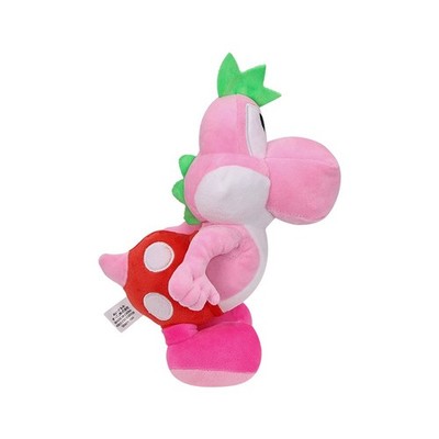 Super Mario Galaxy Movie Pink Yoshi 9.5'' Stuffed Animal Anime Game Pet Plush Toy
