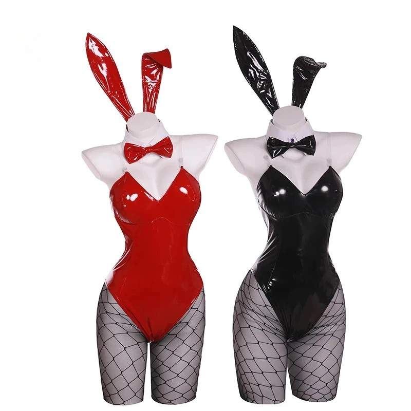 Pomni Bufón Disfraz Juegos con disfraces Rojo Azul Satinado Mono con Sombrero Traje de Halloween