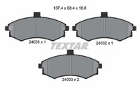 Textar Bremsbelagsatz, Scheibenbremse 2403101 FüR Hyundai KIA