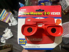 Vintage View Master 3D Viewer Red Classic Viewmaster Toy Slide Viewer