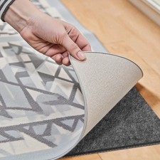 5x7 Ft Area Non Slip Rug Pad,1/8  Thick Dual Surface Felt and Rubber Backing C...