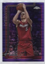 2025-26 Topps Chrome Purple Pulsar Refractor /75 Nikola Jovic Jović #172 1gx0