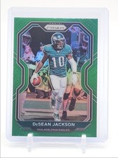 DESEAN JACKSON 2020 PANINI PRIZM FOOTBALL GREEN EAGLES Q6903
