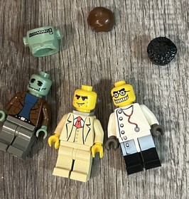 2002 LEGO Studios: Scary Laboratory Set #1382 90% Complete Used 4 Mini Figures