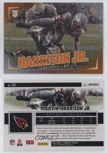 2024 Panini Luminance Rookies Orange /50 Marvin Harrison Jr #180 Rookie RC