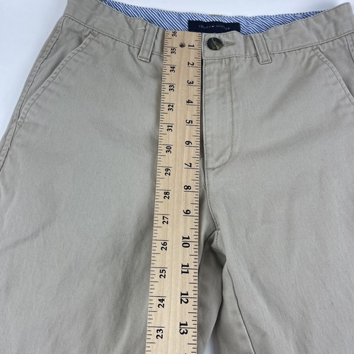Tommy Hilfiger Chino Pants Boys 18 Khaki Flat Front - Picture 6 of 9