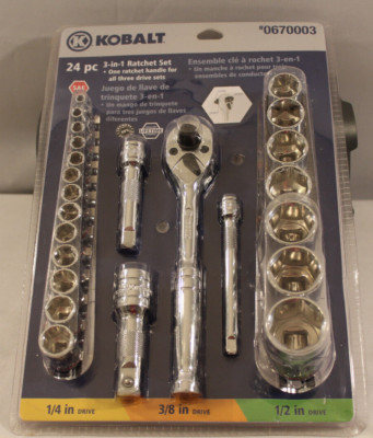 Kobalt 24 piece socket set 5/32