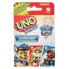 UNO Junior PAW Patrol Card Game with 56 Cards 2-4 Players, Gift for Kids 3 Years