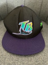 New Era Cooperstown Tampa Bay Devil Rays Vintage Fitted Sz 7