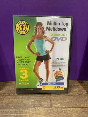 Gold's Gym (lot 3) NEW: Tank Top Arms; Muffin Top Meltdown; 30-Day Body Makeover - Picture 4 of 8