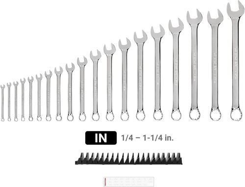 Professional 19-Piece Wrench Set for Tight Spaces - Custom Organizer Included - Picture 4 of 9