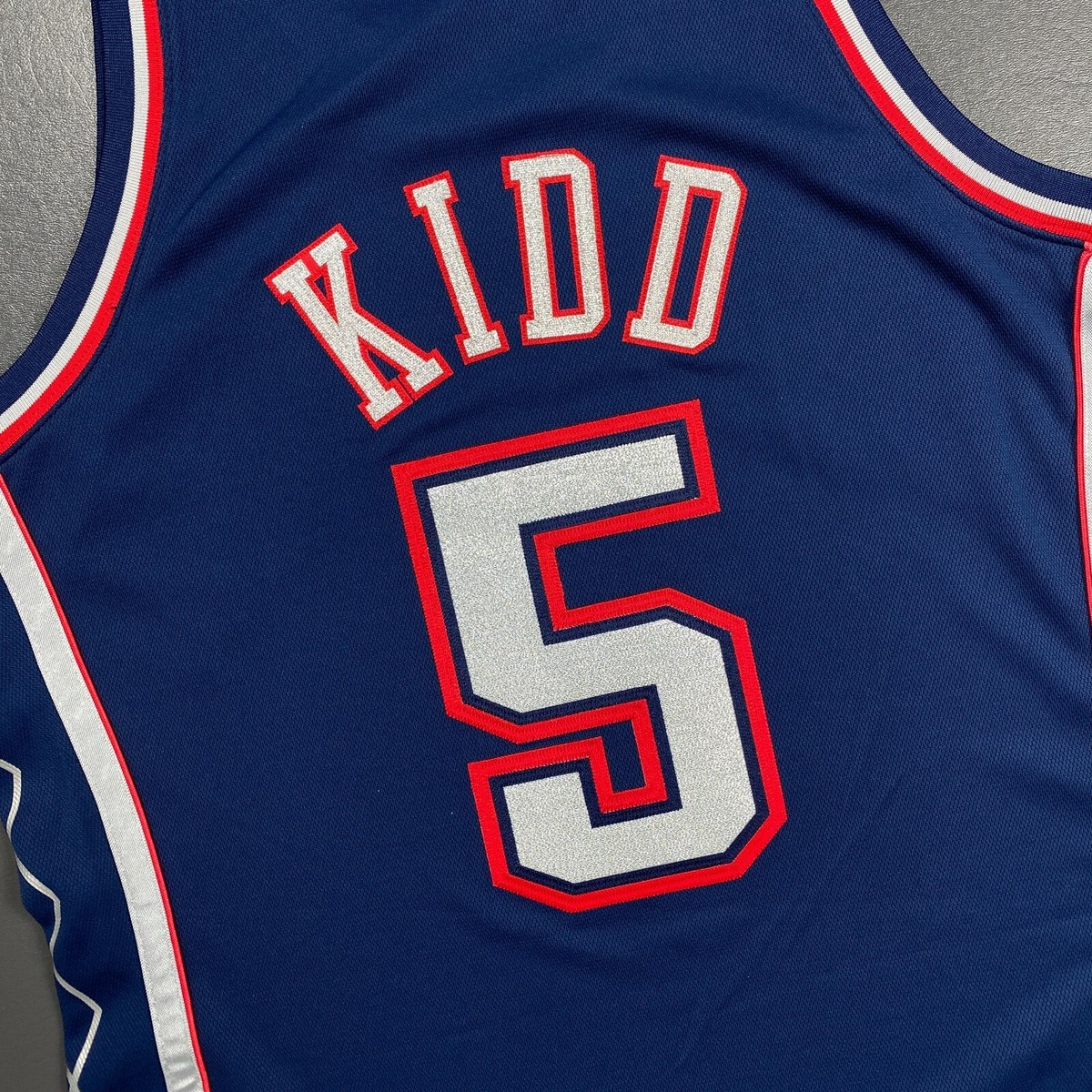 100% Authentic Jason Kidd Mitchell Ness 06 07 NJ Nets Jersey