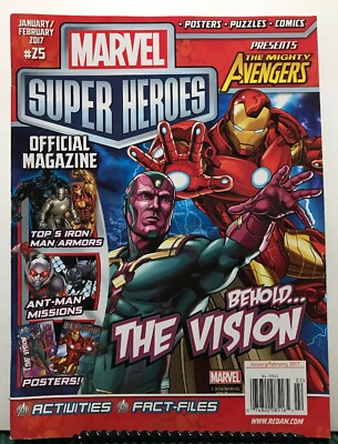 Marvel Super Heroes Behold The Vision Iron Man Jan/Feb 2017