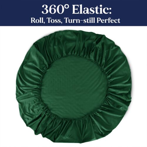 Fitted Sheet Deep Pocket Easy Care Breathable Microfiber Elastic Bedding Sheets - Picture 39 of 47