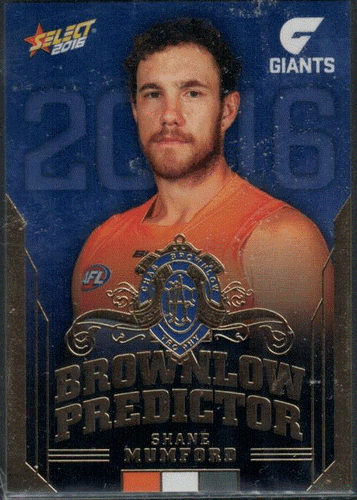 2016 Footy Stars THUNDER & LIGHTNING & BROWNLOW PREDICTORS; Individual Card Sale - Picture 12 of 13