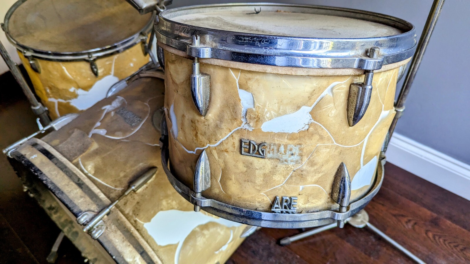 Vintage Drum Kit Edgware B&H 20" Bass drum + snare drum (collection