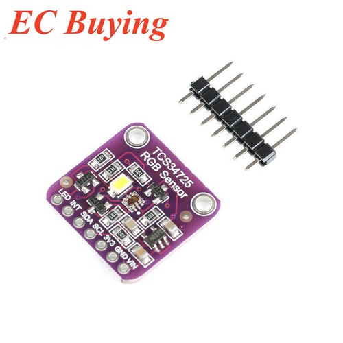 TCS34725 RGB Color Sensor Module I2C LED Control 3-10mm Distance SCL SDA Signal - Picture 2 of 10
