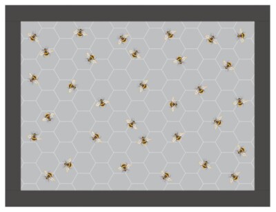 Busy Bee Kunstleder Schoß Tablett Sitzsack gepolstert TV Abendessen Laptop Getränke Servieren