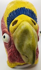Red Parrot Animal Funny full head mask halloween bird animal costume party
