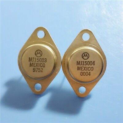 1 pares o Transistor 2PCS Motorola TO-3 MJ15003/MJ15004 100% Genuino Original