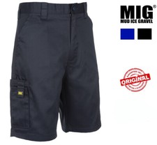 Mens MIG Cargo Combat WORK Shorts Size 30 to 40 - WORK CASUAL SUMMER WORKWEAR