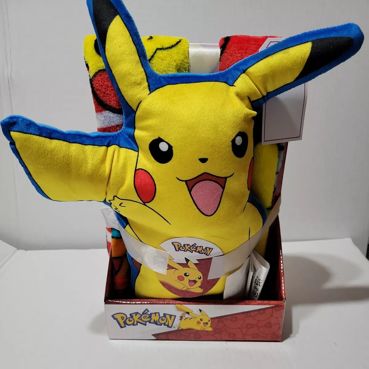 Oreiller Pikachu, jouet en peluche