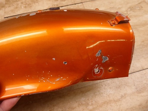 1970's Honda SL350 Enduro Rear Fender Guard Orange PL1029-RF1+ - 第 5/12 張圖片