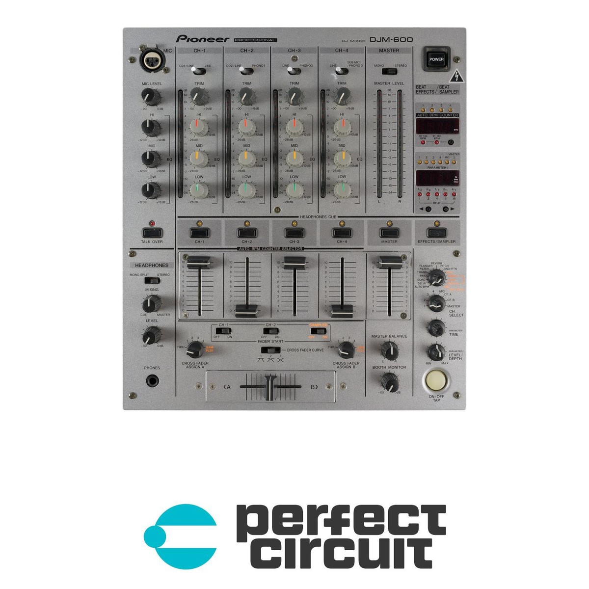 Pioneer DJM-600 Four-Channel DJ Mixer DJ MIXER - USED - PERFECT 