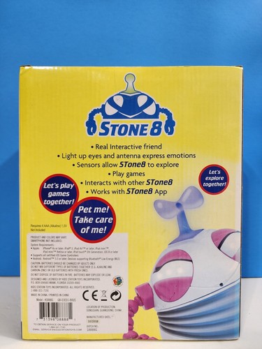 NEW Stone 8 Interactive Robot Dances - Explores - Play Games On App - Picture 2 of 4