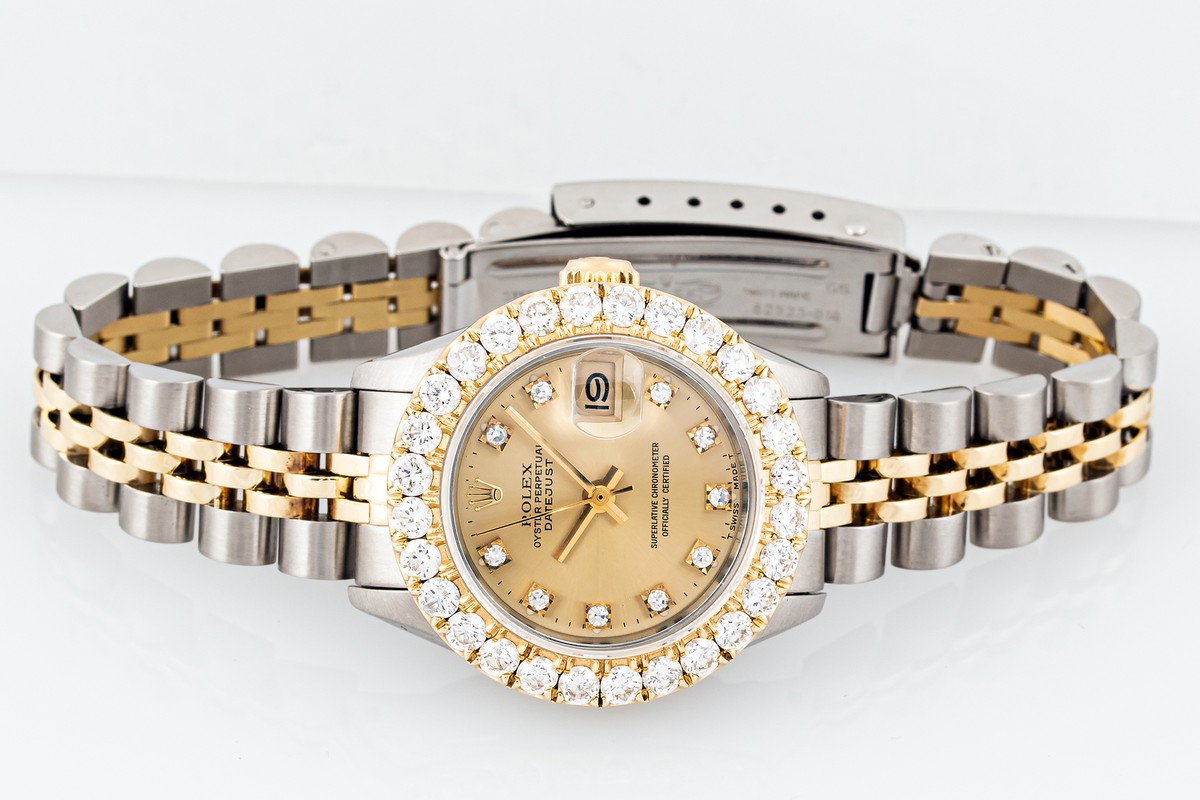 Rolex Lady Datejust Steel and 18K Gold Factory Champagne 