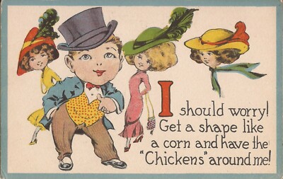 COMIC:  Get a Shape Like Corn & Attract Chickens / Chicks - RISQUÉ