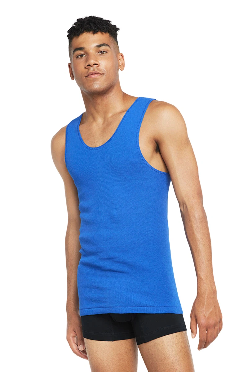 Blue cheap tank top