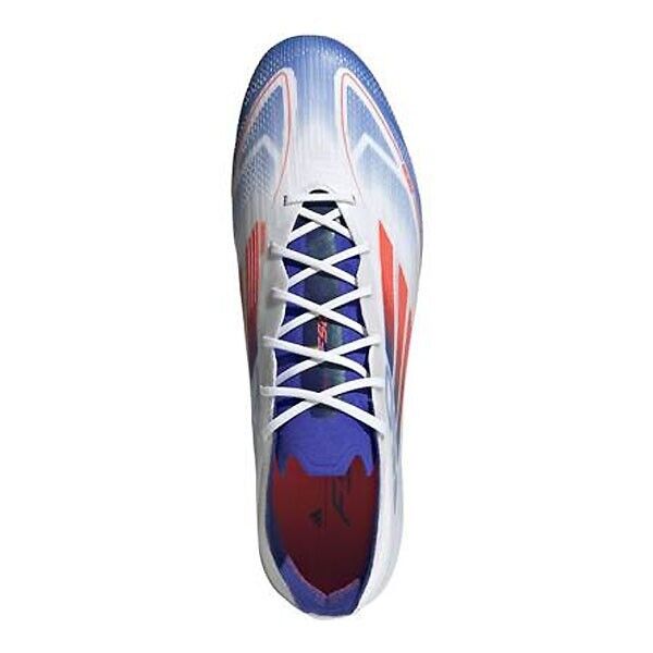 Adidas Soccer Cleats F50 ELITE HG/AG White Blue Red IF1312 Adidas Soccer Cleats F50 ELITE HG/AG White Blue Red IF1312