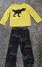 dinosaur fleece pajamas