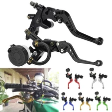 Brake Clutch Lever Master Cylinder Reservoir For Suzuki GSXR600 GSXR750 GSXR1000