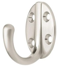 Single Robe Hook - Satin Nickel