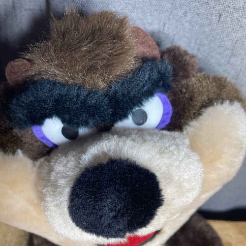Vintage Taz Tasmanian Devil Plush 10” 1992 Warner Bros Looney Tunes 24K Company - Picture 3 of 8