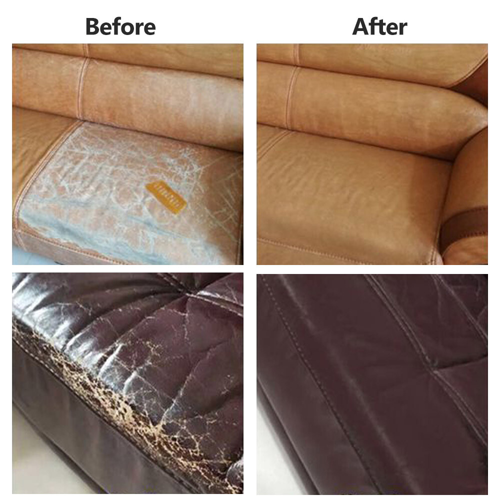 Leather Recoloring Balm Furniture Repair Restoration Crack Car Seat