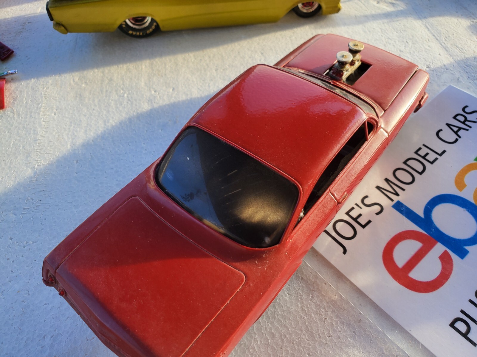 BUILT MODEL CAR 1962 CHEVY BEL AIR OLDER BUILT PROMOD SHELF READY PIECE