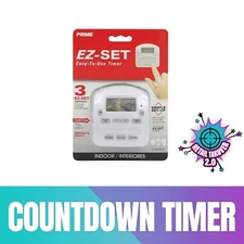 EZ Set 15-Amp 1 Outlet Digital Residential Plug-In Countdown Lighting Timer