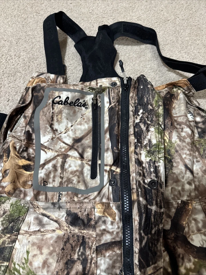 Cabela's MT050 Whitetail Extreme Goretex Insulated Trinity Bib Zonz Woodland Lrg - Image 4 of 4