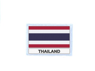 Aufnäher Patch Badge bedruckt Flagge T Thailand