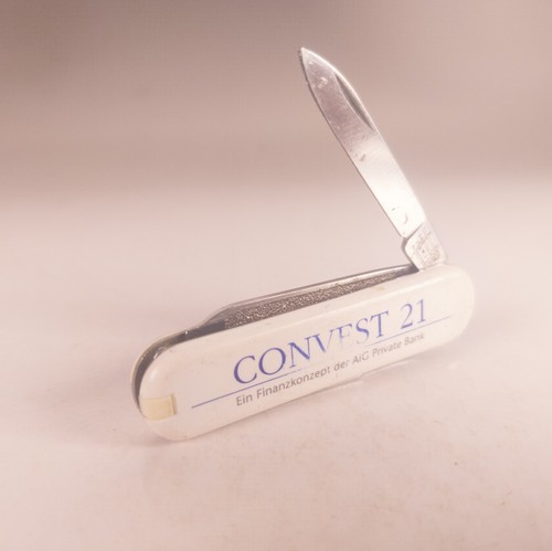 Swiss Army Knife Victorinox 58mm Pocket Knife Classic SD White COVEST 21 Logo - 第 1/5 張圖片