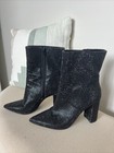 Black Studded Boots Heels Mix No. 6 Vivi Bootie - Black - SZ 9 - MSRP $125 -