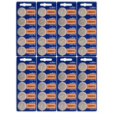 MURATA CR2016 3V Lithium Battery 40-Pack